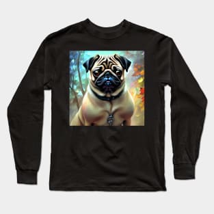 Pug Art Long Sleeve T-Shirt